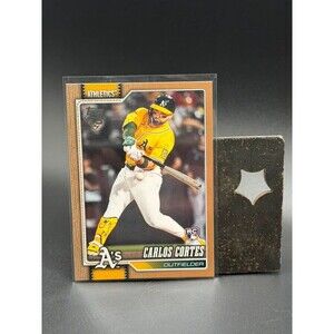 2026 Topps Series 1 Carlos Cortes Gold Parallel RC #0206/2026